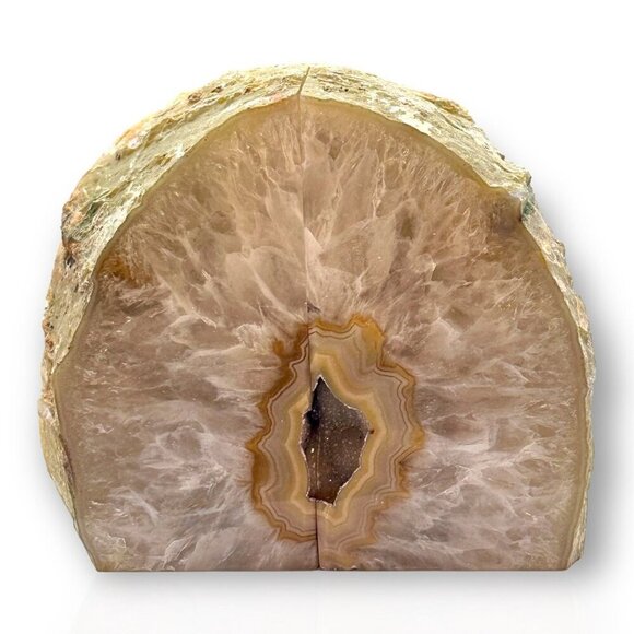 Natural Geode Bookend Butterfly Wings Shape, Unique gift, Weighs 6+ lbs. (EP) - Picture 10 of 15